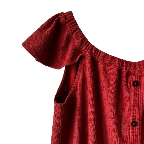 MADEWELL | Casual Off Shoulder Mini Dress size medium - Picture 6 of 8